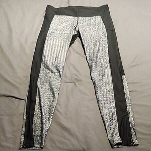 Under Armour Black and Gray Leggings